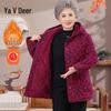 Yalu Floral Hooded Padded Jacket