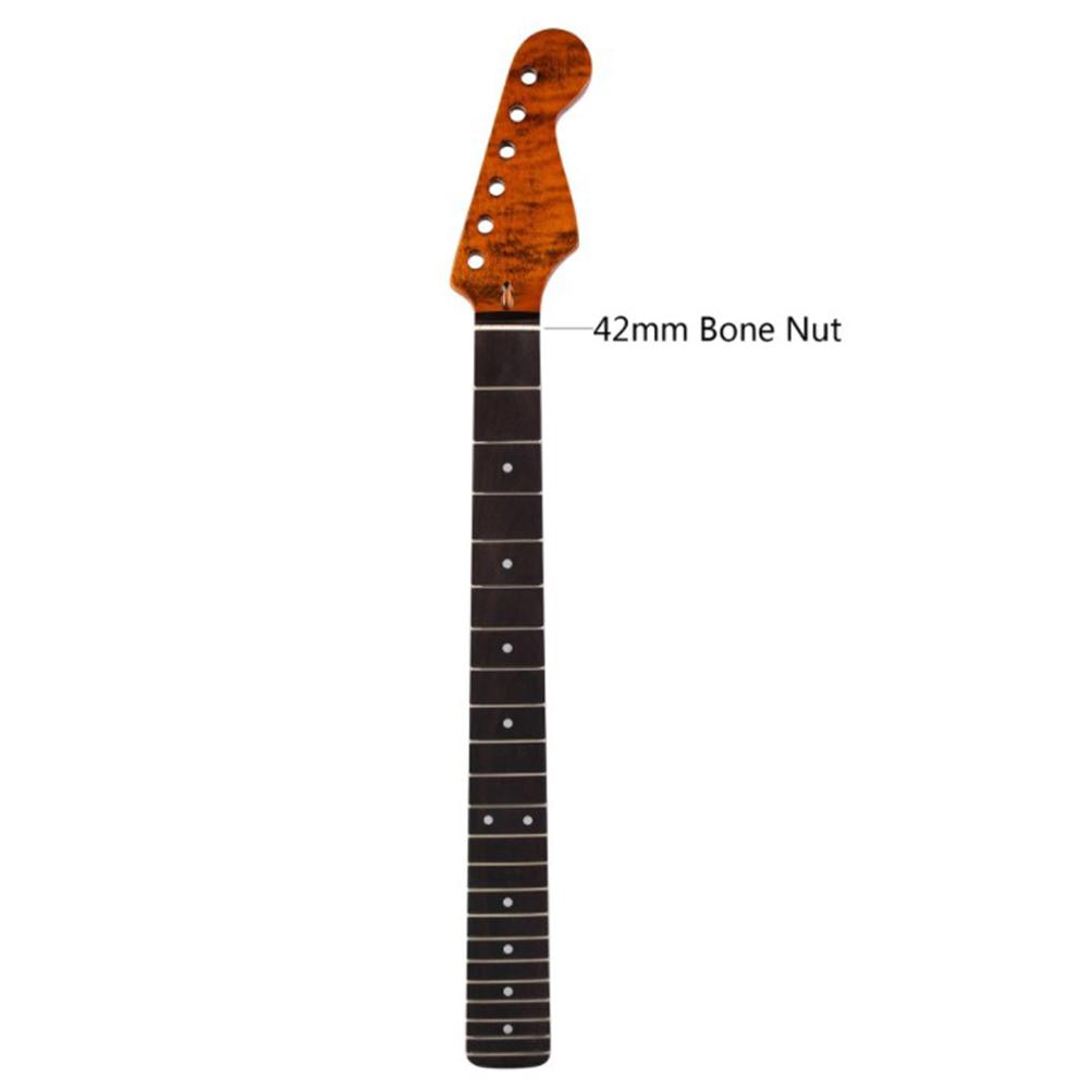 Electric Guitar Neck Replacement for Guitar Neck DIY Parts Replacement 22 Rose Wood Fretboard