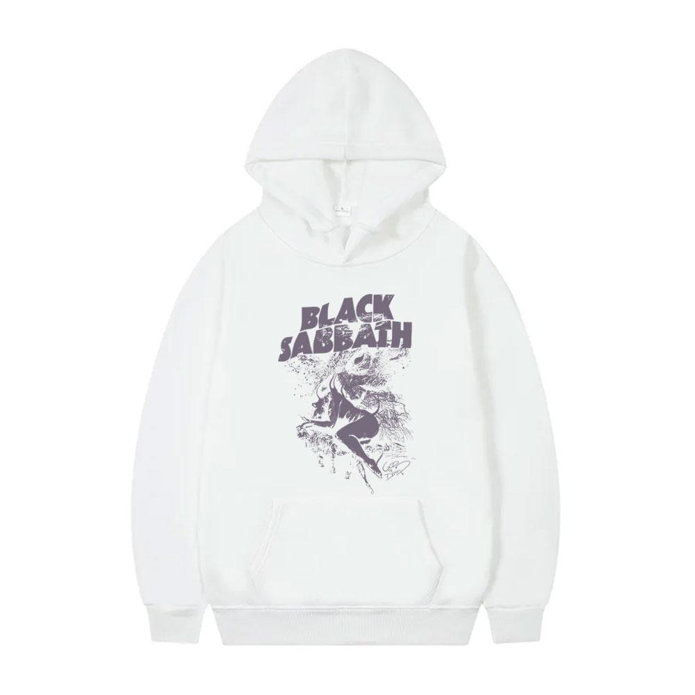 Rock Band Black Sabbath Vintage Hoodie Ozzy Osbourne Pullover Hoodies Herren Damen Heavy Metal Merch Übergroßes Kapuzensweatshirt