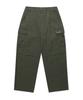 WACKY WILLY Balloon Fit Cotton Cargo Pants Olive Green