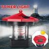 Solar Powered Rotating Lighthouse Light Rotating Function Outdoor Solar Light  Yard Decoration