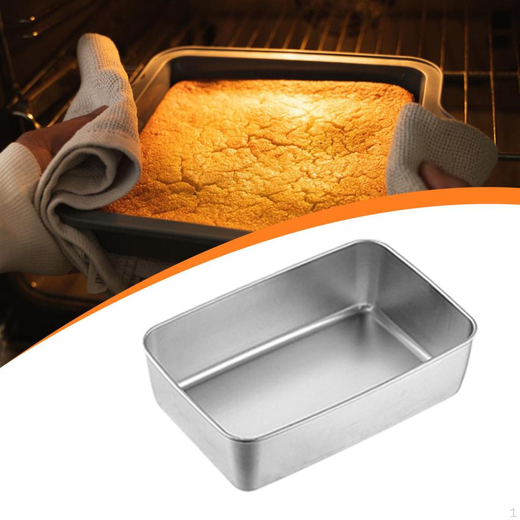 Lasagneform Backform Tiefe Seite Schwerlast Dicke Schale Rechteckig für Plätzchenblech