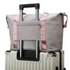 Expandable short-distance travel bag, women's large-capacity wet and dry separation sports yoga fitness bag, maternity storage bag