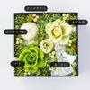 RoseDesign Preserved Flower Arrangement Gift Green Never-Withering Flowers