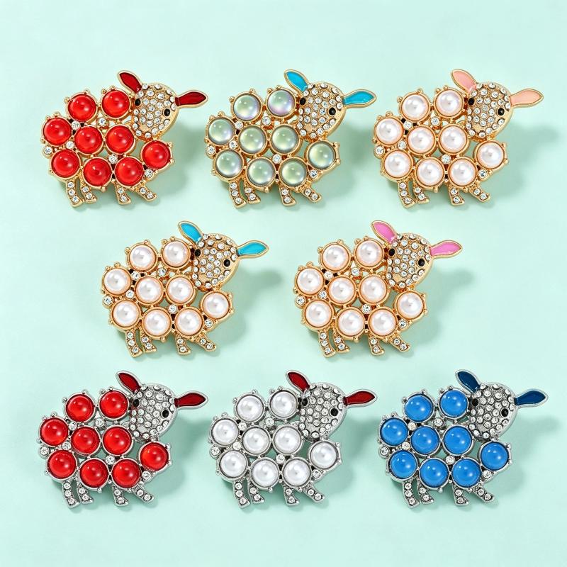Luxury Sheep Themed Brooches For Men And Women Fashion Jewelry Accessories Couple Party Gifts