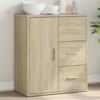 VidaXL Buffet, Sideboard with Drawers and Doors, Storage Furniture Living Room Dining Room Interior, Modern, Oak 840480
