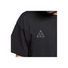 Nike Solid Color Logo Print Crew Neck Fitted Short Sleeve T-Shirt Men Tops Black BQ7343-010