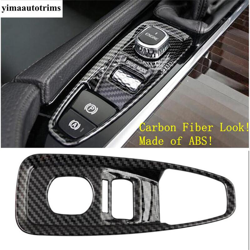 Stalls Gear Shift Hand Brake Park Button Frame Cover Trim For Volvo V90 Cross Country S90 2017 -  ABS Accessories Interior