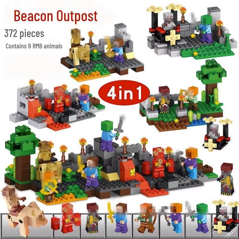 Minecraft Steve's Treehouse Adventure Set - Building Blocks Toy for Kids