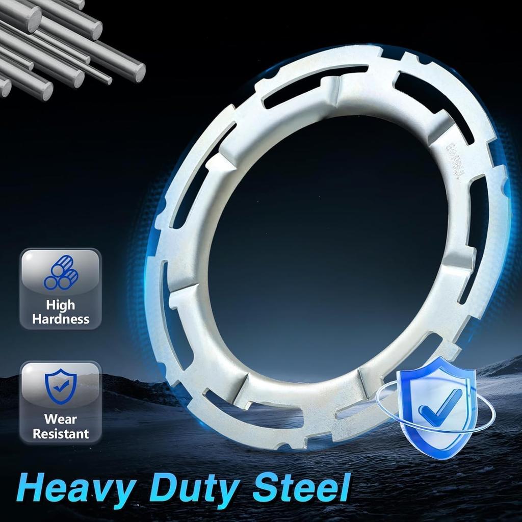 Rust-resistant Fuel Tank Lock Ring, Fuel Pump Senders Locking Ring Compatible with Chevrolet Silverado Suburban Colorado Traverse Avalanche Express