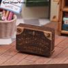 DailyVintage Mini Planche Ouija en Bois Micro Paysage Fait Main Décoration de Tiroir de Table pour Chambre Mystique et Bureau