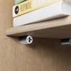 120pcs Self-Tapping Screws Cabinet Laminate Shelf Support Pegs with Non-Slip Sleeve Shelves Kitchen Glass Furniture Closet Shelf Pins
