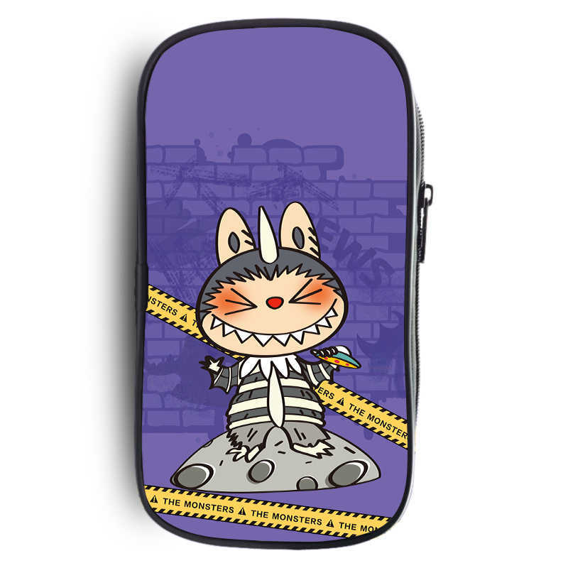 2025 Labubu Primary And Secondary School Students Cartoon Diy Printing Fashion Storage Pencil Bag