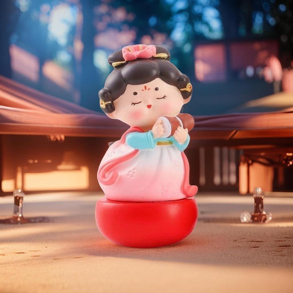 Kreative Figur einer Dame der Tang-Dynastie: Nationaler Tide-Stil Desktop-Ornament