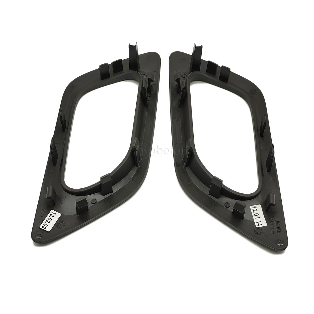 Brown Car Left Right Interior Door Handle Inner Door Handle Cover Frame for Citroen C4 Auto