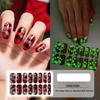 Christmas Nail Strips With Nail File Santa Claus Christmas Tree Sock Christmas Nail Strip Full Wraps For Women Holiday Art