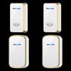 Battery-Powered Wireless Doorbell for Home with Two-to-Two Callers, No Plug-in Required