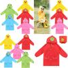 Kids Rainwear Waterproof Polyester With Cartoon Design For School Commuting