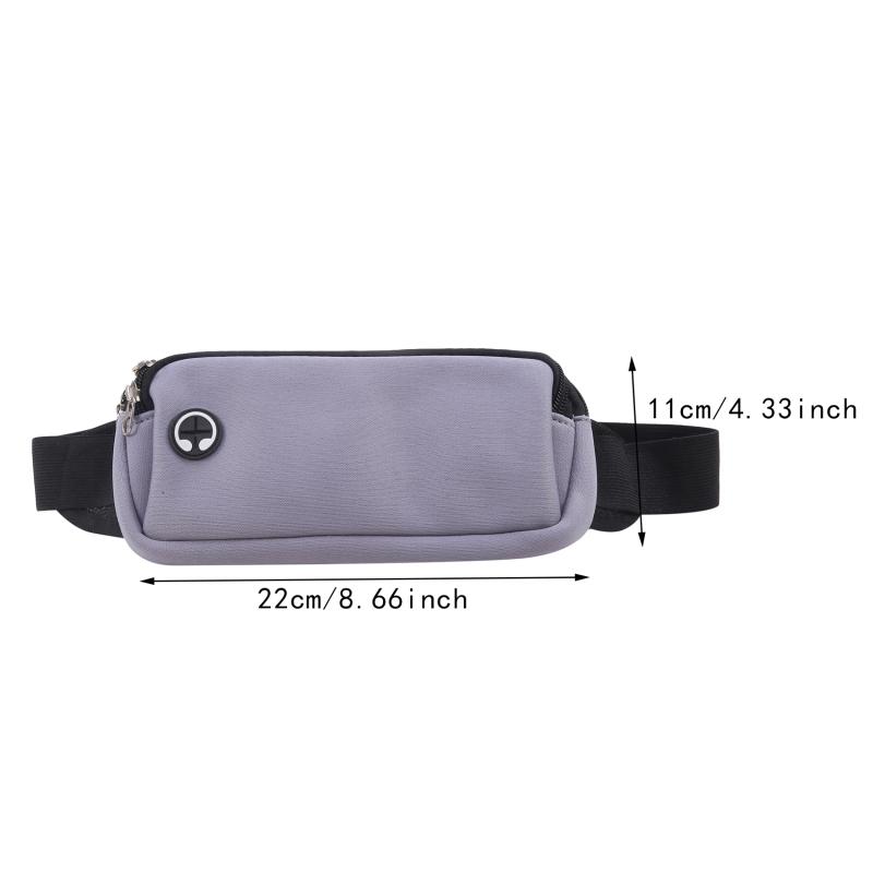 Sports Fanny Pack Women Belt Bag Men Running Waist Bag Phone Black Gym Bags Man/Woman Marathon Trail Running Accessories
