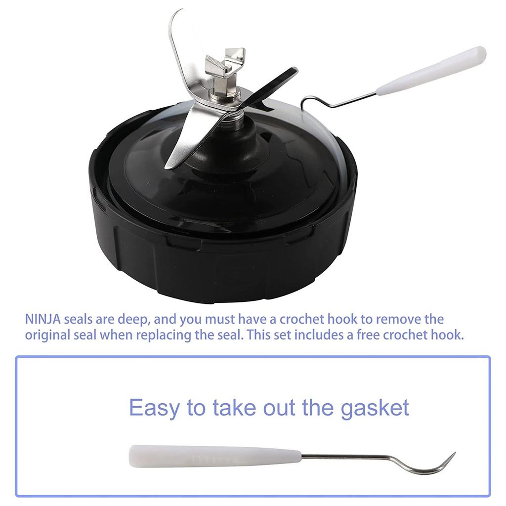 6 Pcs Rubber Blenders Protective Ring Leakproof White Gasket Sealing O Ring for Auto iQ Series Blenders Easy to Replace