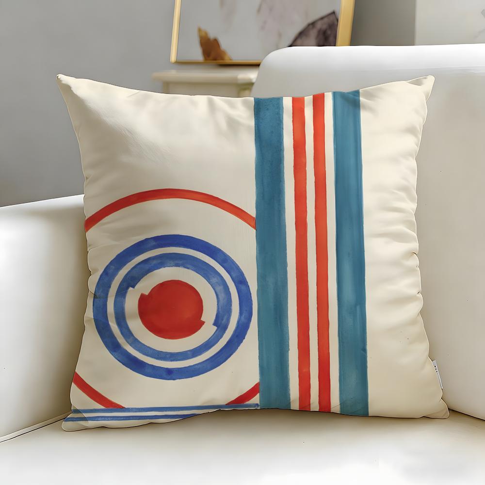 Classic Artist Frantisek Kupka Cushion Cover Soft  EasyWash Pillow Case  Versatile for Couch Bed Travel and Office