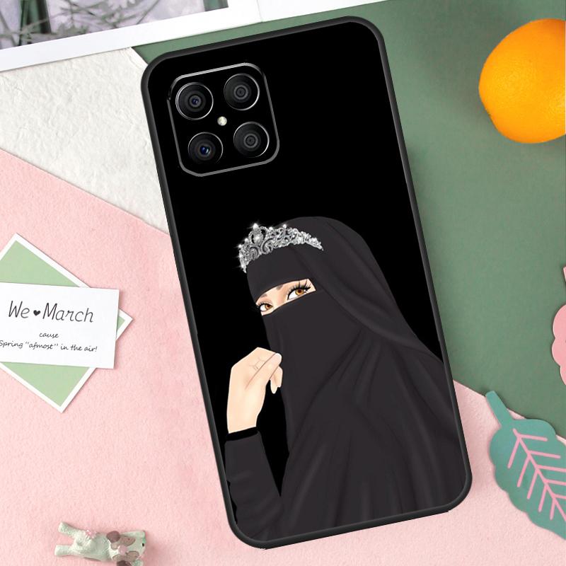 Niqab Queen Islamic Muslimah Woman Case For Honor X8b X9b X9c X9a X8a X8 X9 50 70 90 Lite Honor 200 Lite Magic 7 5 6 Pro Cover