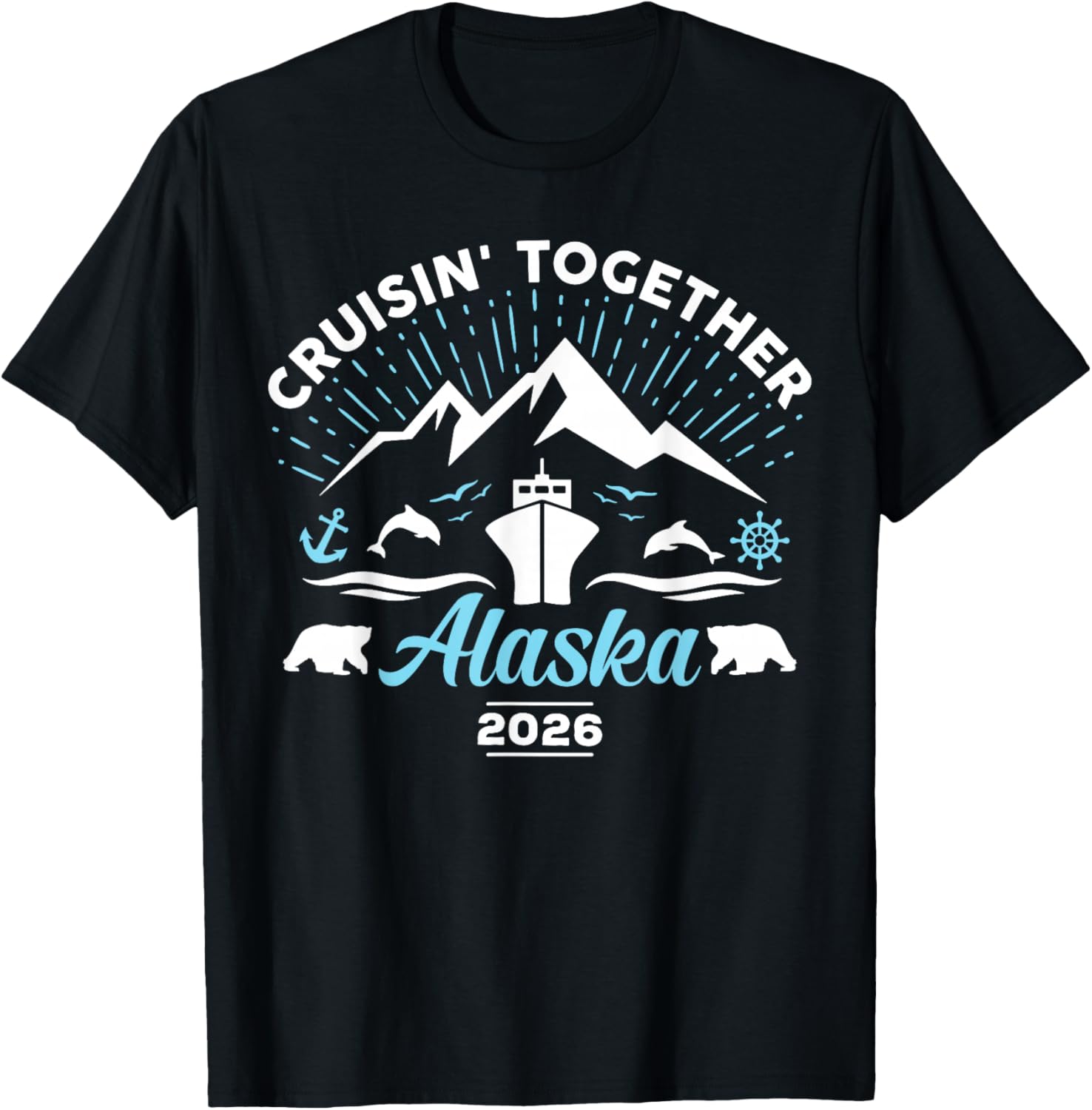 Alaska Cruise 2026 Family Friends Group Travel Matching T-Shirt S