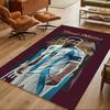 Football Messi Customize Your Name Floor Mat Design for Outdoor Study room Kitchen Decorate room Anti-slip Rug Office home decor Wedding Party Gift