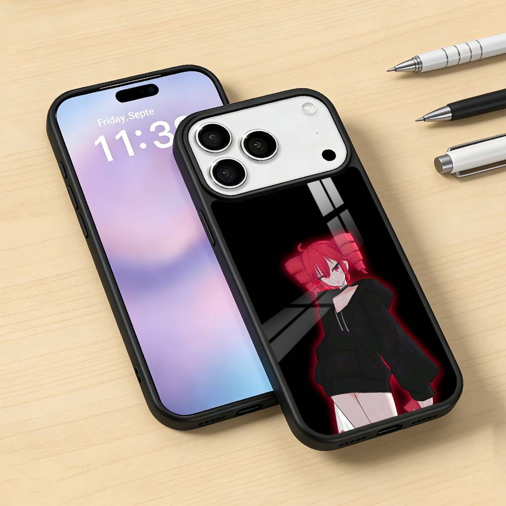 1PC K-Kasane T-Teto Phone Case For iPhone 17,16,15,14,13,12,Pro,Max For Magsafe Magnetic Wireless Charging