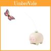 Pet Cat Teaser Toy With Electric Rotating Butterfly For Interactive Play