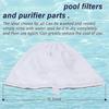 Pool Cleaner Fine Mesh Filter Bag Replacement 8114 Compatible with Various Pool Vacuum Models High Filtration Efficiency Accessory