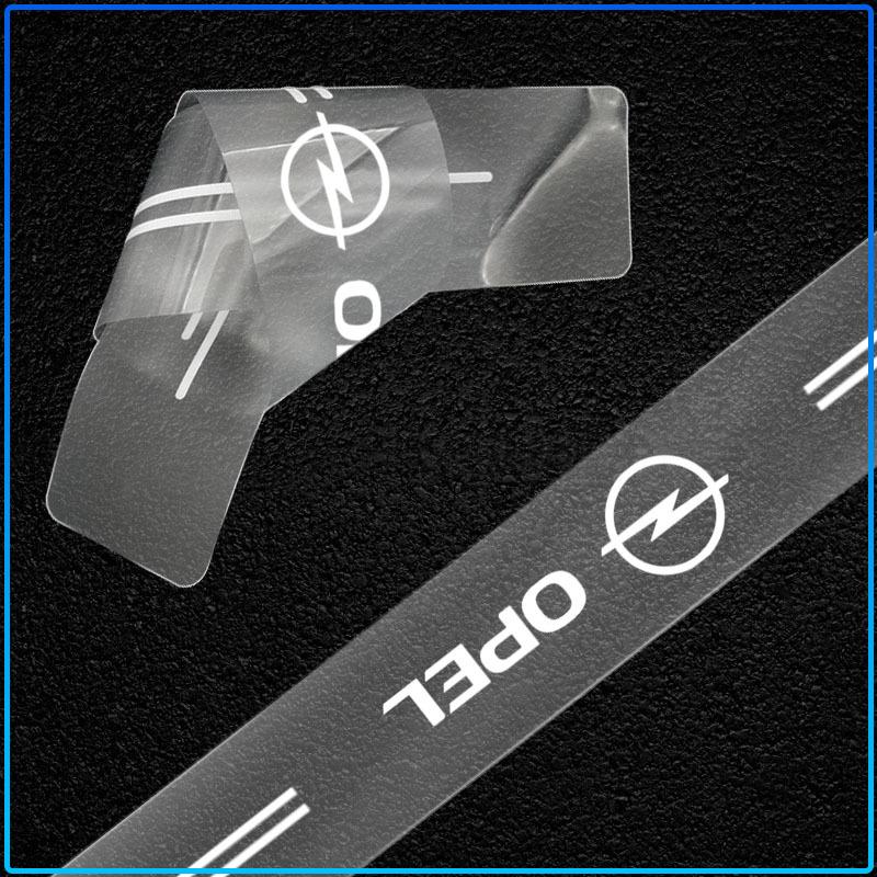 1Pcs Transparent Car Trunk Badge Protective Sticker Car Accessories For Opel Crosa D Astra H Insignia Astra J Zafira B Mokkaastra Vivaro Astra G