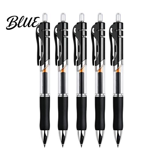 Journaling Pens 5PCS 0.5mm Fine Point Gel Pens Retractable Smooth Writing Office Desk Accessories Quick Drying Ink for School Supplies