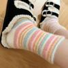 Cute Mink Velvet Snow Boot Socks Winter Thickened Middle Tube Socks  New Year's Gift
