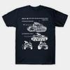French AMX30 Main Battle Tank Blueprint TShirt 100 Cotton ONeck Summer Short Sleeve Casual Mens Tshirt Size S3XL