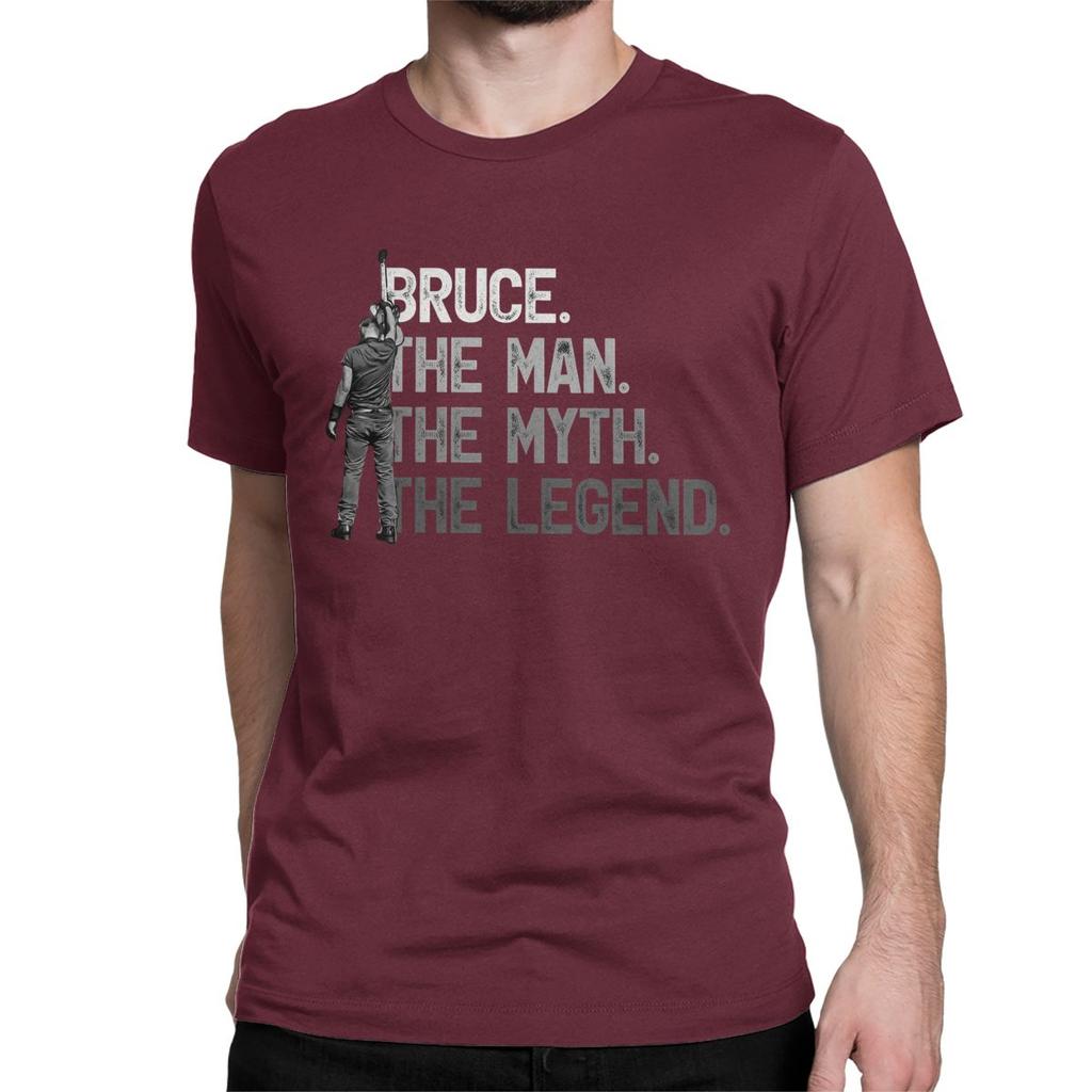 Men Women T-Shirts Bruce The E Street Band Springsteen Thunder Road Novelty Cotton Tees Short Sleeve T Shirt Crew Neck Tops