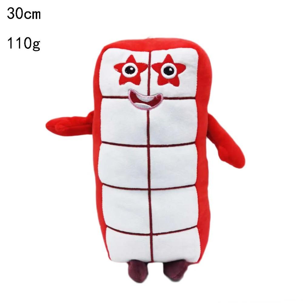 14-30cm Zahlen Plüschtiere Zahlen Stoffpuppen Filmreihe Cartoon Pädagogische Stofftiere Kinder Baby Kinder Geschenke