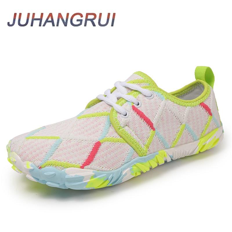 Unisex Barefoot Shoes Water Sports Shoes Summer Quick Dry Fashion Five Finger Beach River Barefoot Sneakers Breathable Non-slip