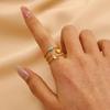 Exquisite And Elegant Sun, Moon, Star Decoration Ring Suitable For Women To Wear And Match Fashionable Zircon For Summer Travel