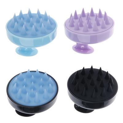 Hair Washing Comb Silicone Head Massage Brush Scalp Massage Shower Bath Brush