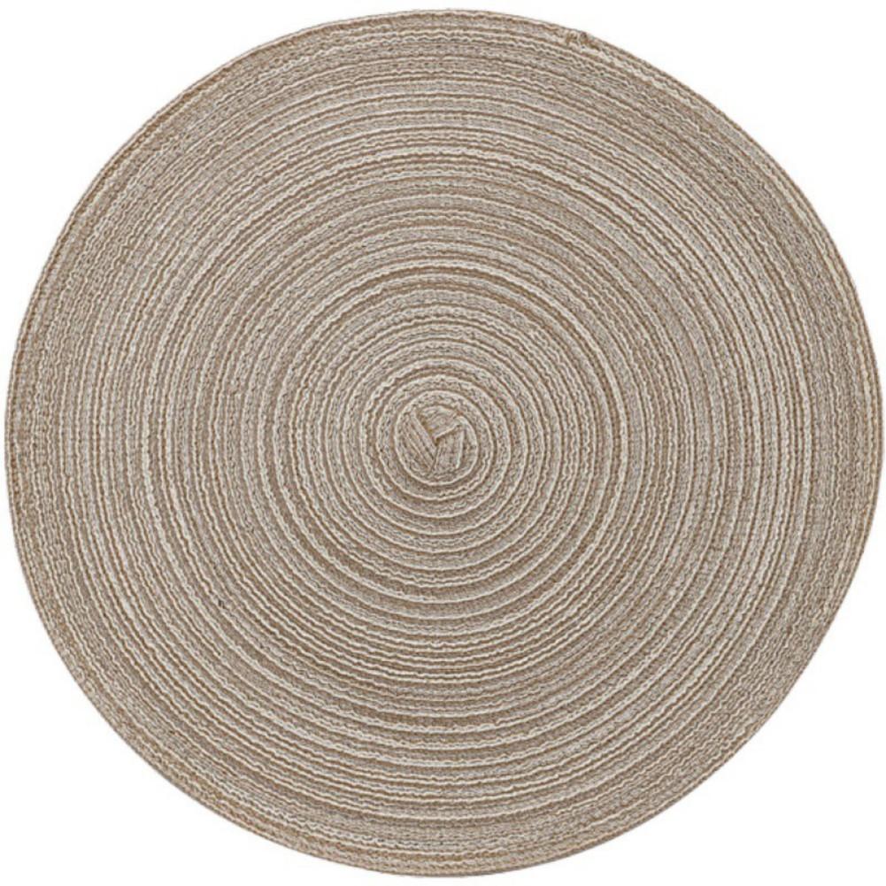 1PC 18cm Round Woven Non-slip Placemat Coaster Insulation Pad Mug Cup Table Mat Home Decor Kitchen Accessory