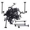 50PCS Universal Cable Tie Buckle Heavy Duty Plastic Multipurpose Automotive Cable Tie Clip Construction Electronics