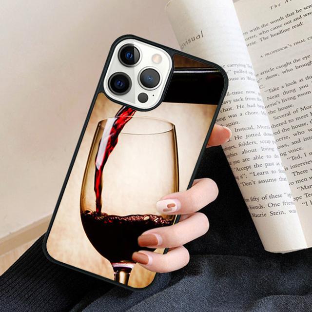 1004 Vintage Wine Pattern phone Case Cover For iPhone 17 Air 16 15 14 Plus for apple 16 11 12 13 Pro Max coque