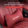 Car Seat Neck Headrest Waist Cushioning Ice Silk Pillow Interior Accessories For Jetour X70 X90 X70S PLUS Dashing X-1 X95 L6