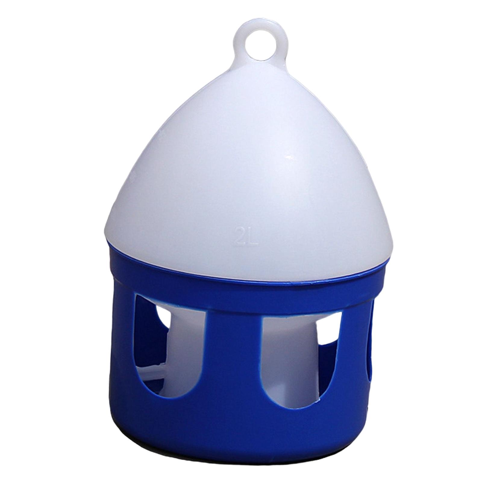 Pigeon Water Dispenser, with Handle 2L Plastic Automatic Feeder Water Pot Dove