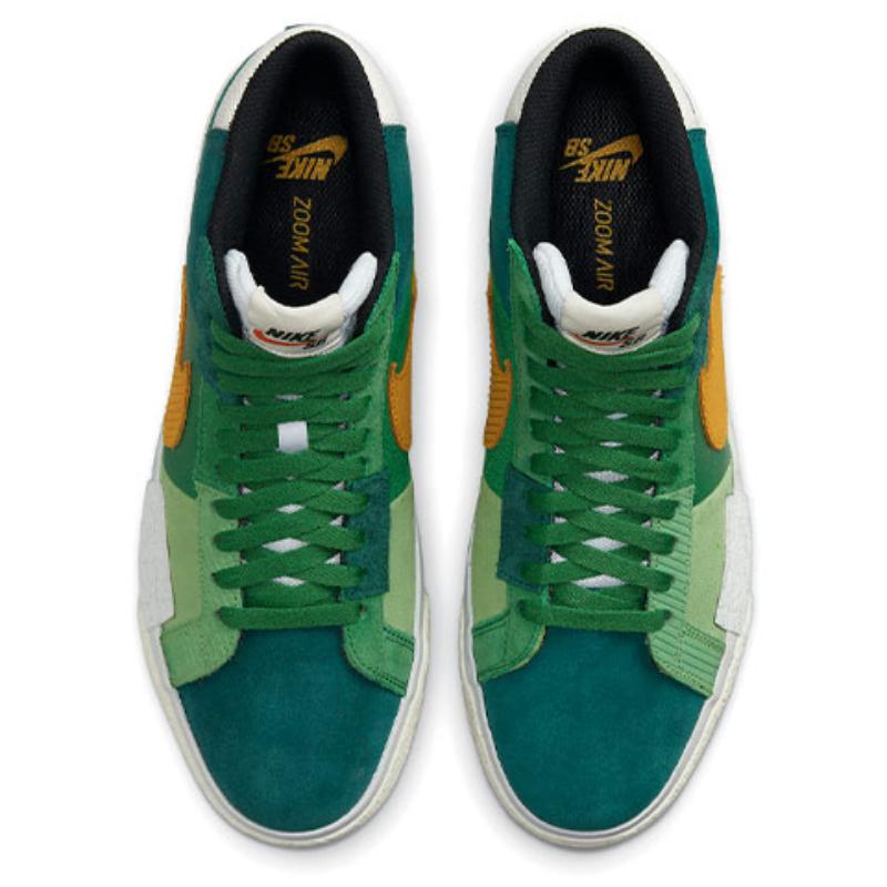 Nike Zoom Blazer Mid Premium Sb 'Mosaic Pack   Aloe Verde' Sneakers Casual DA8854-300