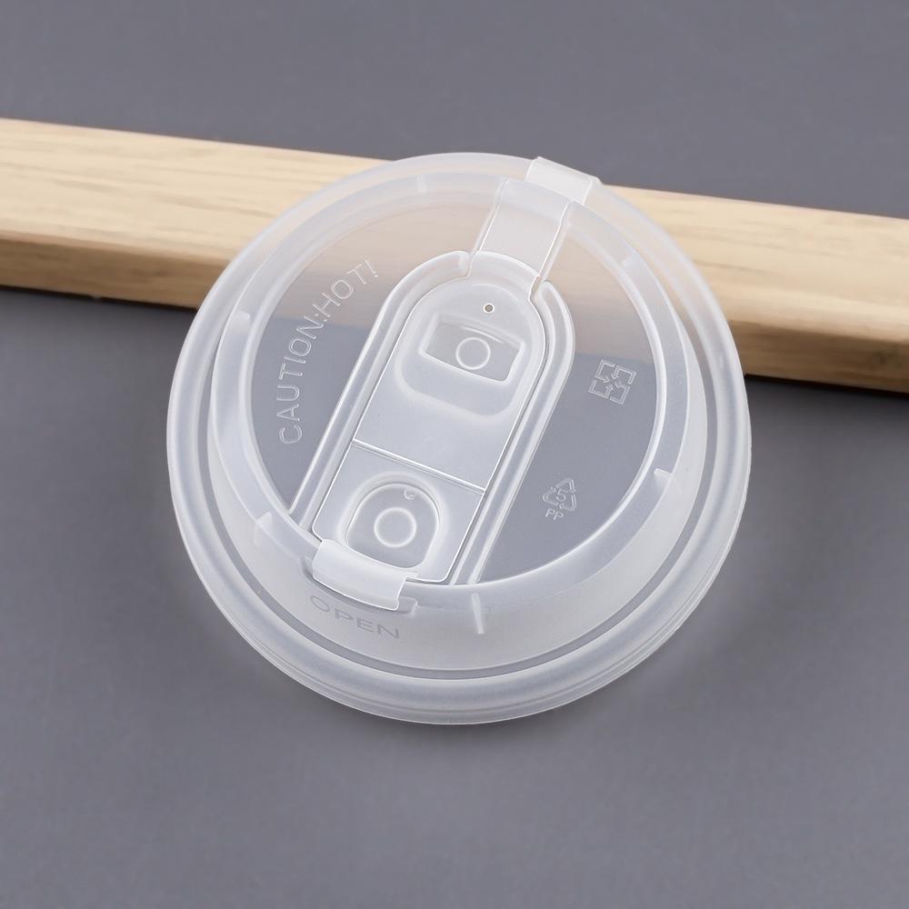 Leak-Proof Disposable Multifunctional Lid for 90 Caliber Cups: Fits Plastic and Paper Coffee, Milk Tea, and Takeaway Cups.