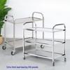 Wuhe Extra Thick 3-Tier Stainless Steel Utility Cart