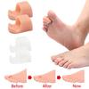 2/4Pcs Hammer Toe Corrector Hammertoe Straightener for Curled Crooked Bent Claw and Overlapping Toes Bunion Pads Foot Care Tool)
