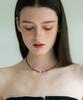 Pearly More Red Bead Necklace_Pm24N012Ss